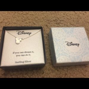 Sterling silver Mickey Disney necklace Disney jewe